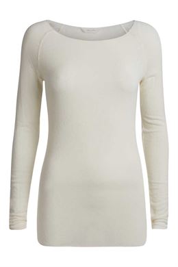 GAI+LISVA AMALIE L/S ULL TOP OFF OFF WHITE