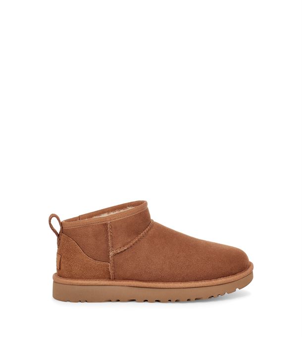 UGG W KLASSISK ULTRA MINI KASTANJ