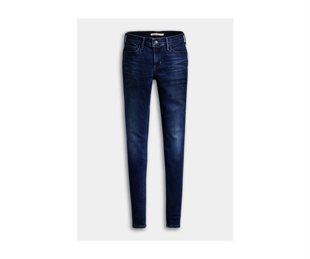 LEVIS 710 SUPER SKINNY MID RISE DENIM