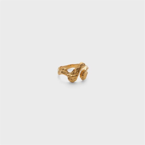LEA HOYER REEF RING GULDPLATERAD
