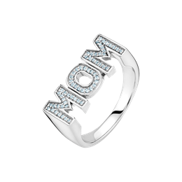 MARIA BLACK MAMMA RING SKY SILVER HP