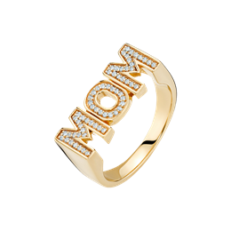 MARIA BLACK MAMMA RING SKY GULD HP