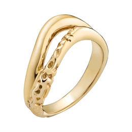 MARIA BLACK BESS RING GULDPLATERAD