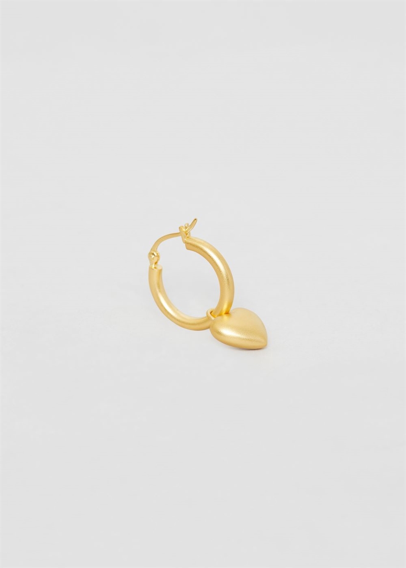TRINE TUXEN FIONA HOOP GULDPLATED