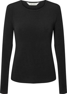 GAI+LISVA THYRA L/S ULLTOPP SVART