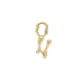 MARIA BLACK FLYTANDE BOKSTAV CHARM U GULDPLATED