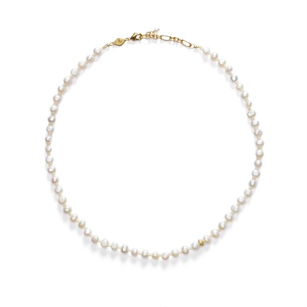 ANNI LU PETIT STELLAR PEARLY HALSBAND GULD