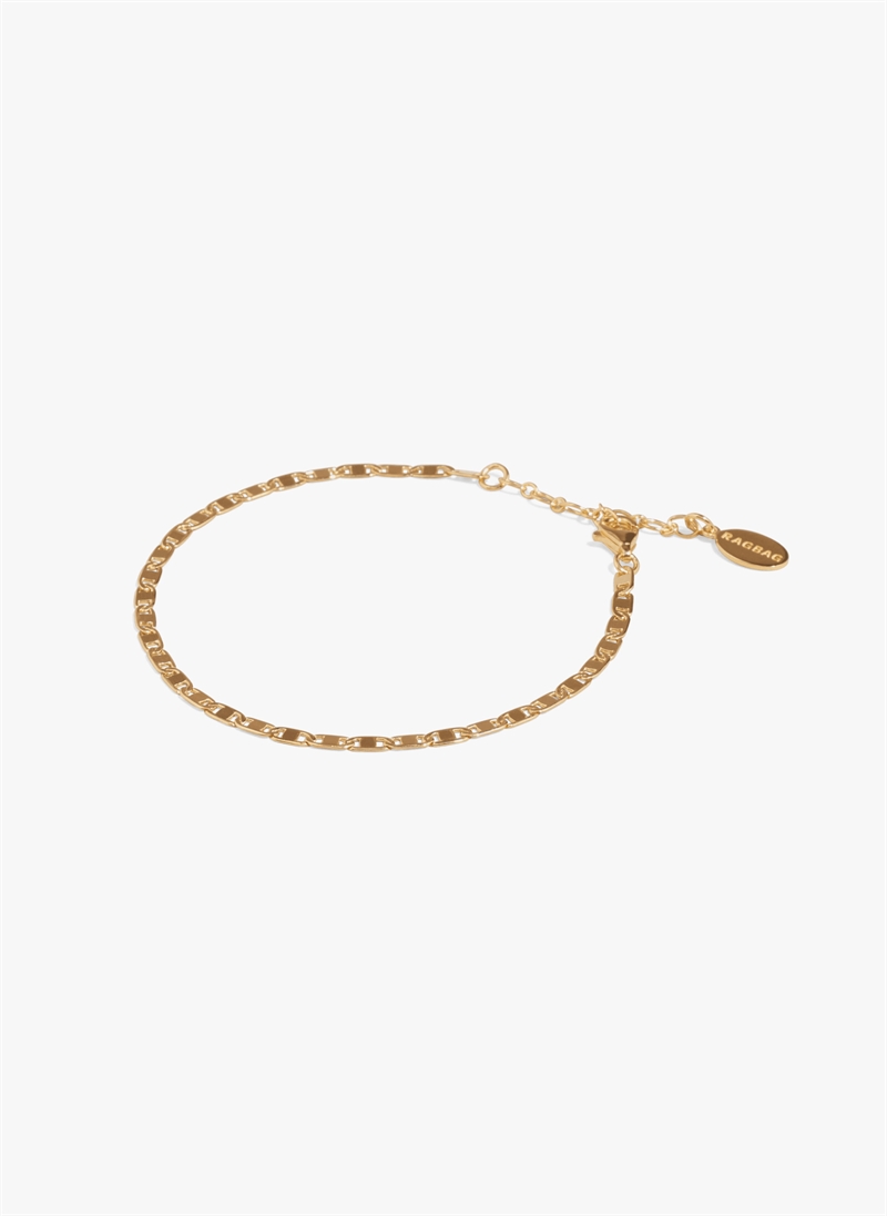 RAGBAG SLIM KEDJA ANKLET 18K GULDPLATERING