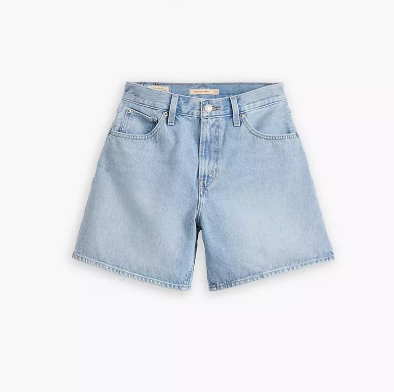 LEVI\'S® HIGH-RISE BAGGY SHORTS DENIM