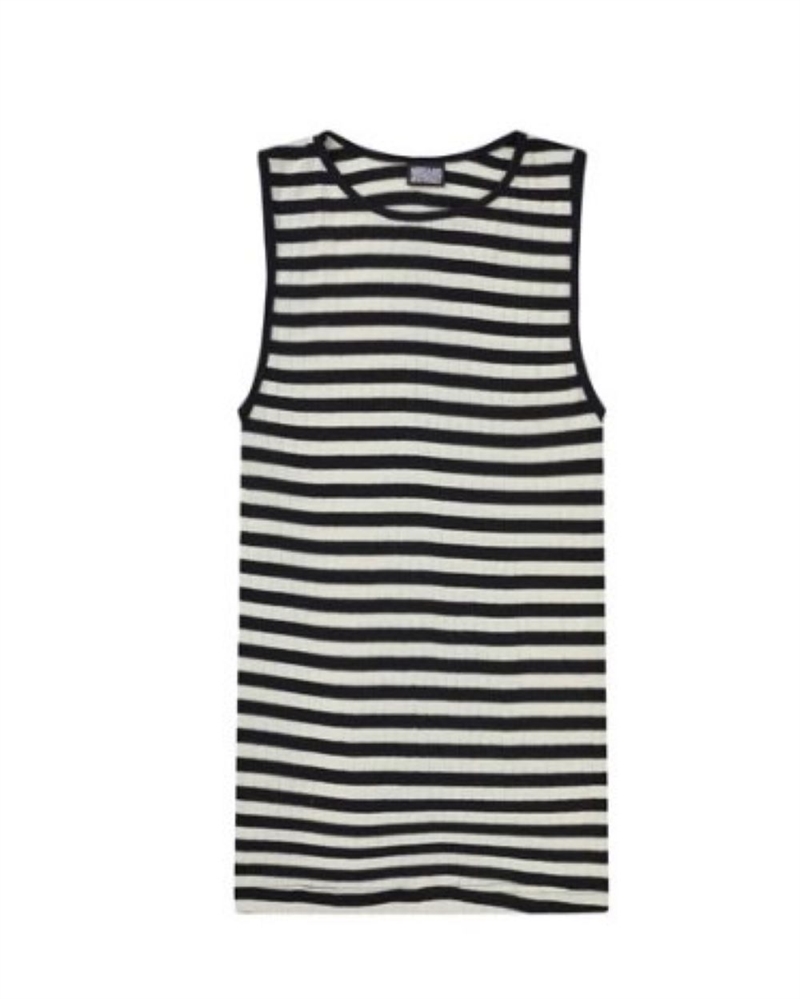 NØRGAARD​PÅ STRÖGET NPS TANK TOP BROADWAY SVART/ECRU