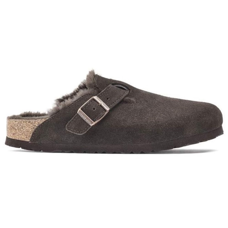 BIRKENSTOCK BOSTON VL SHEARLING SMAL MOCCA